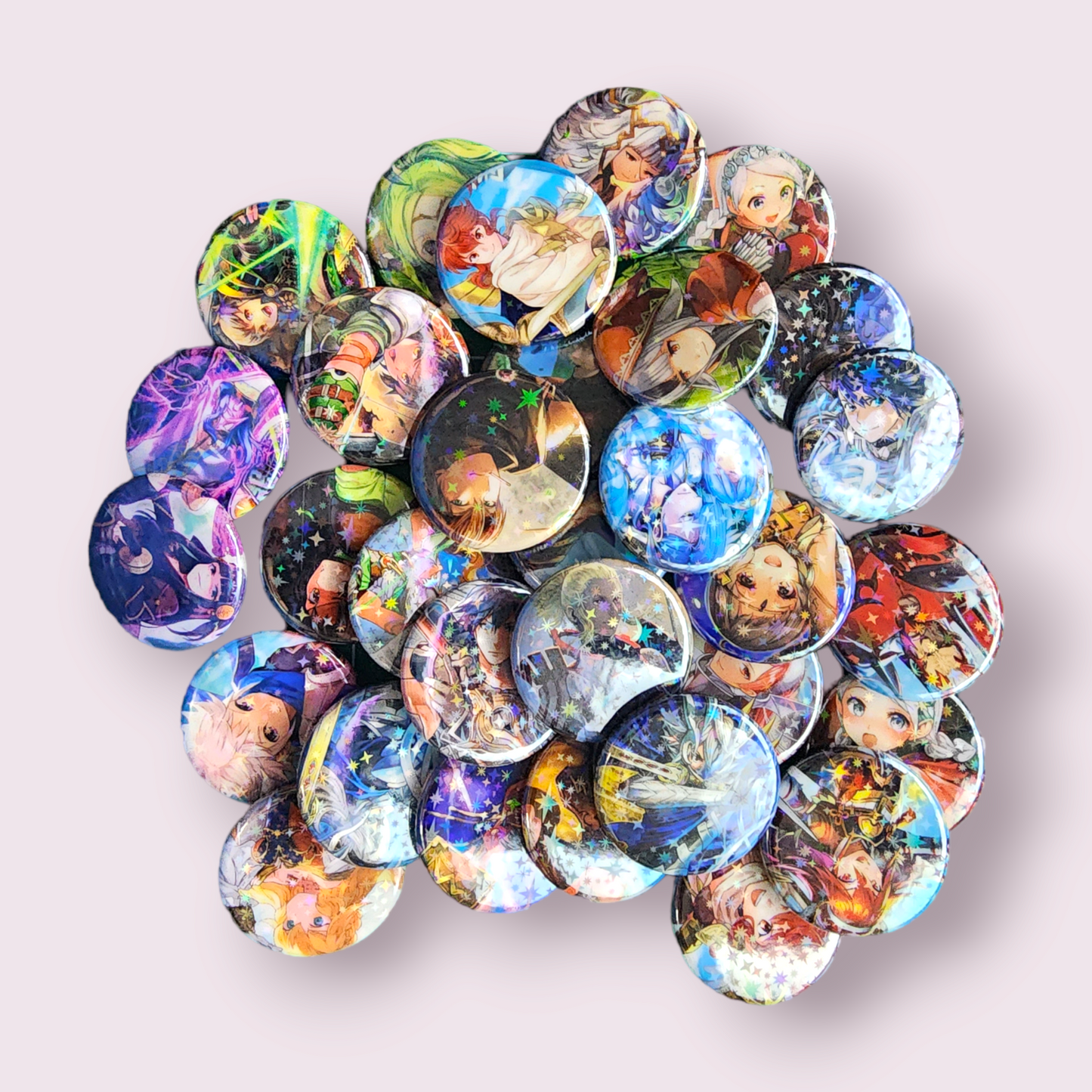6 Random TCG Inspired Fire Emblem 1.25" Buttons