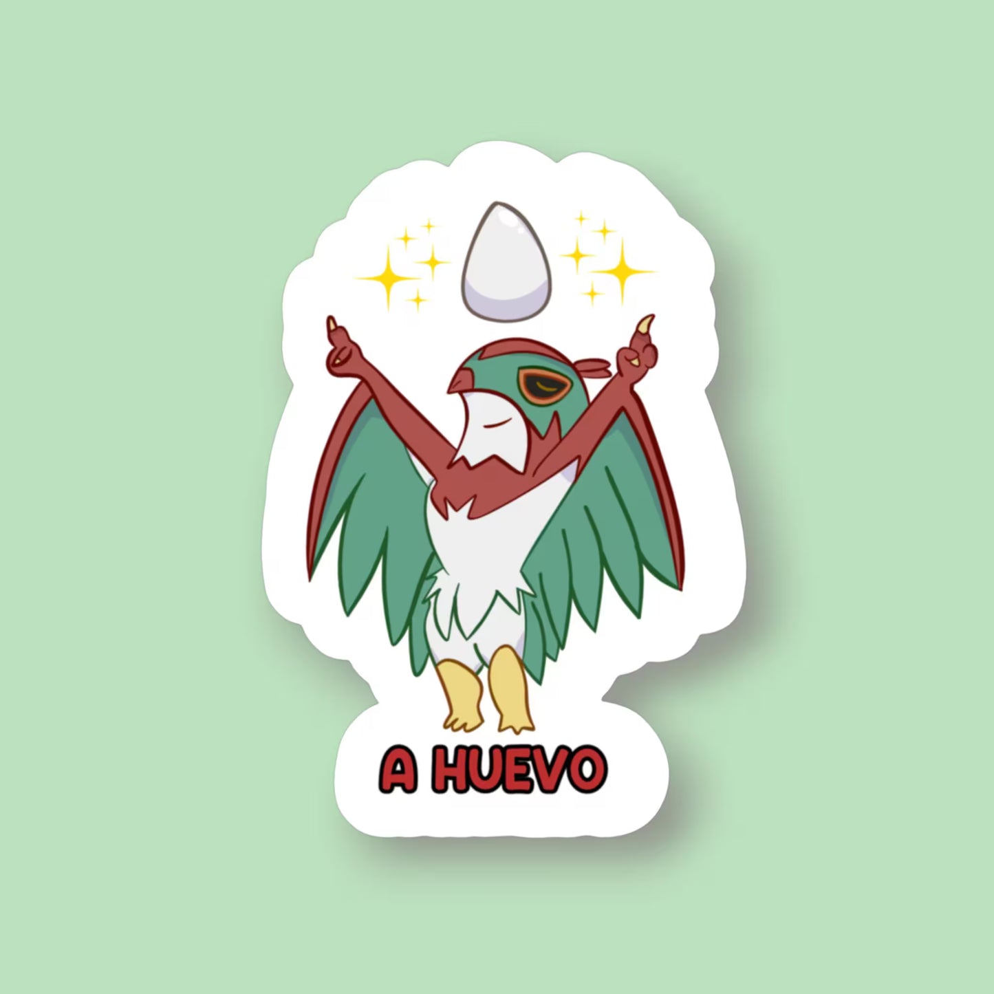 A HUEVO (egg) Sticker