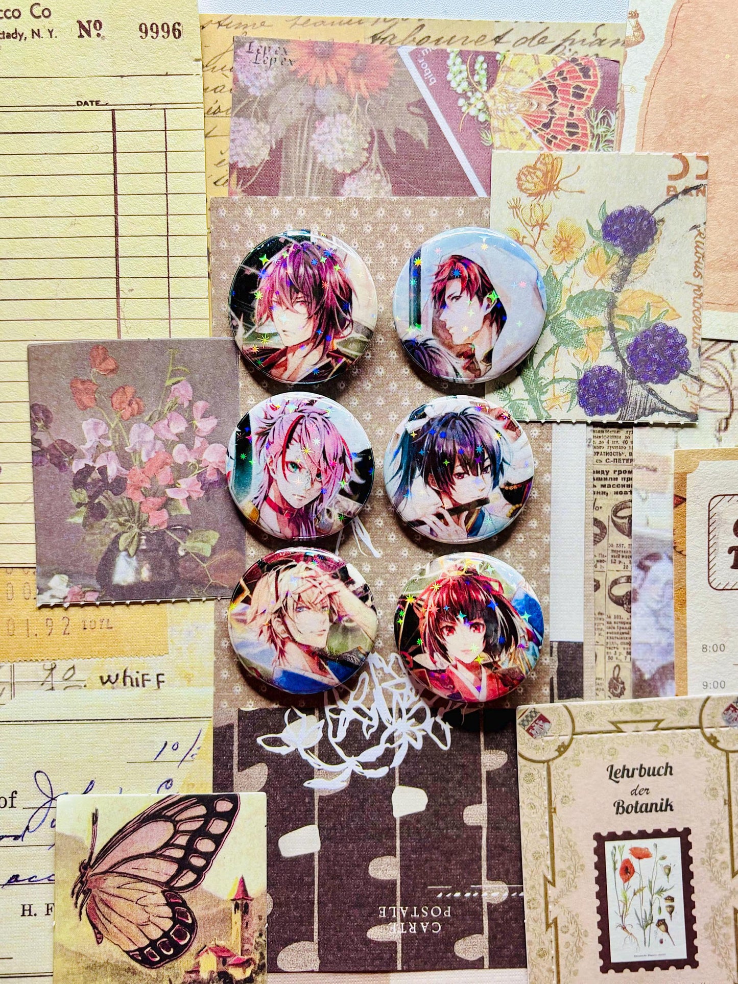 Otome Birushana: Rising Flower of Genpei 1.25" Buttons