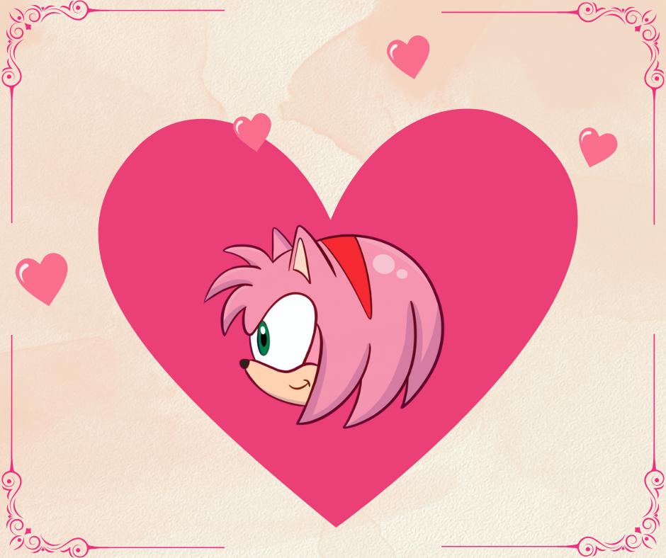 Sonic & Amy Inspired Phone Charms