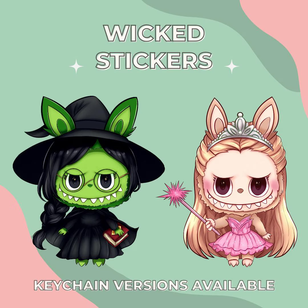 Wicked Monster Stickers