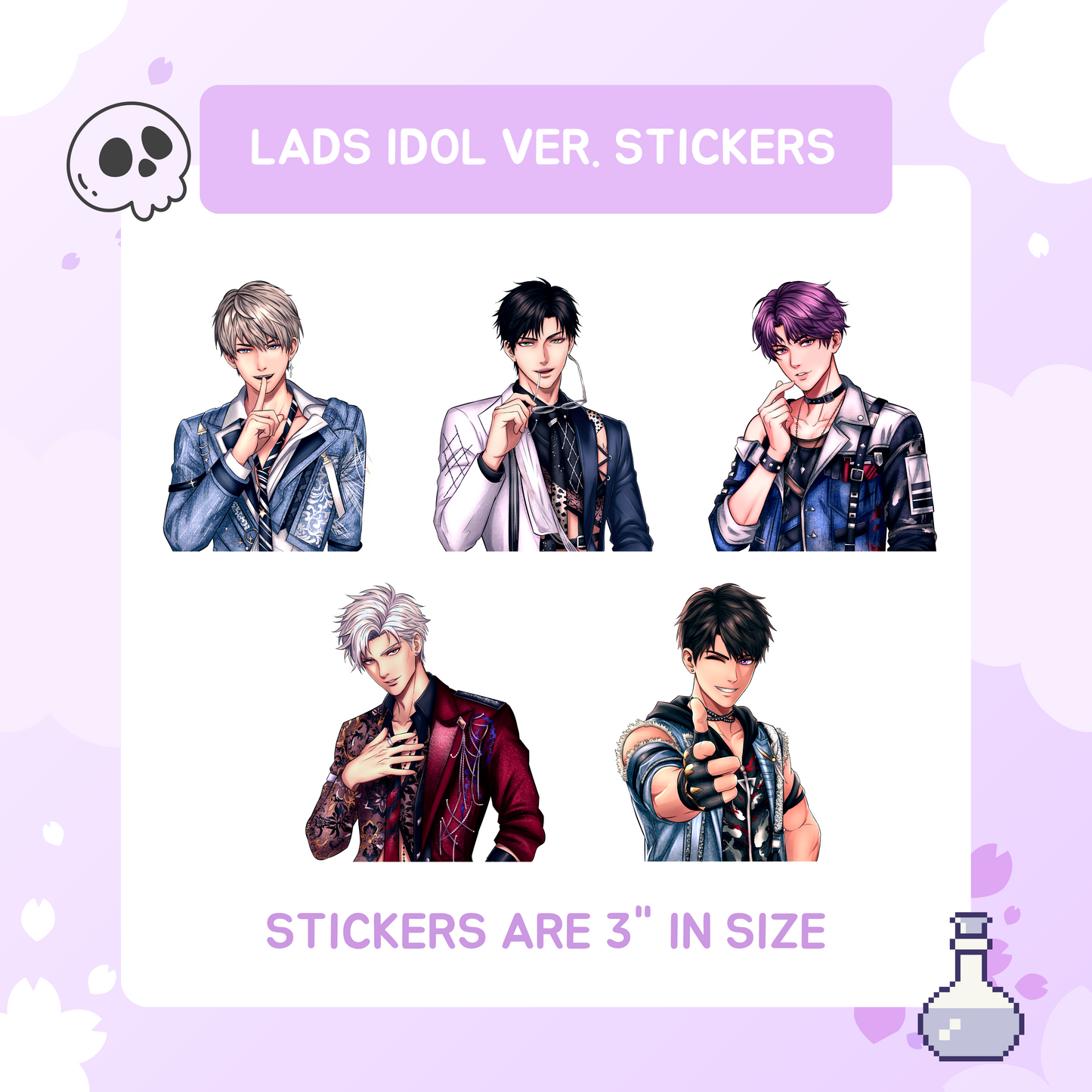LADS Inspired Idol Stickers