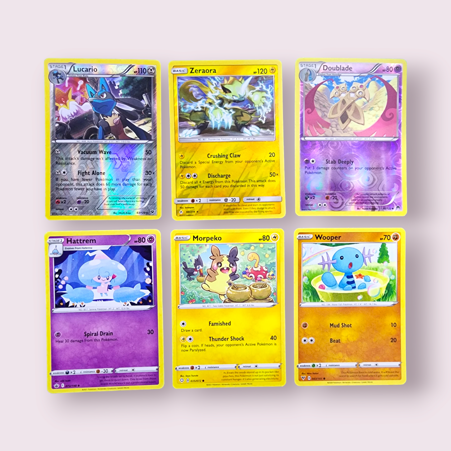 6 Random TCG Inspired PKMN 1.25" Buttons