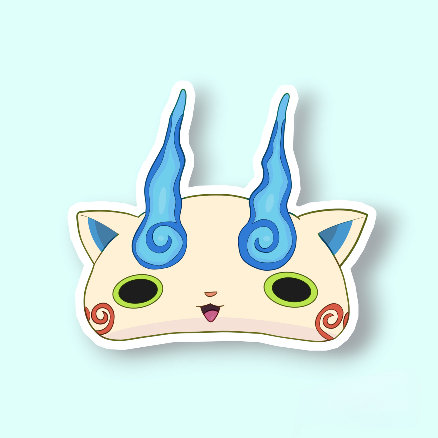 Yokai Watch Inspired Komasan Sticker