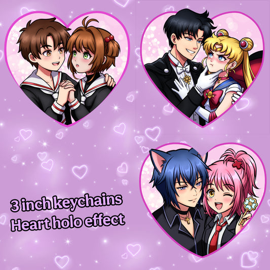 Shoujo Inspired Keychains