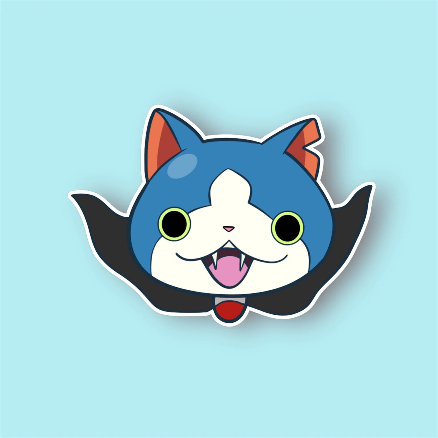 Yokai Watch Inspired Dracunyan Sticker