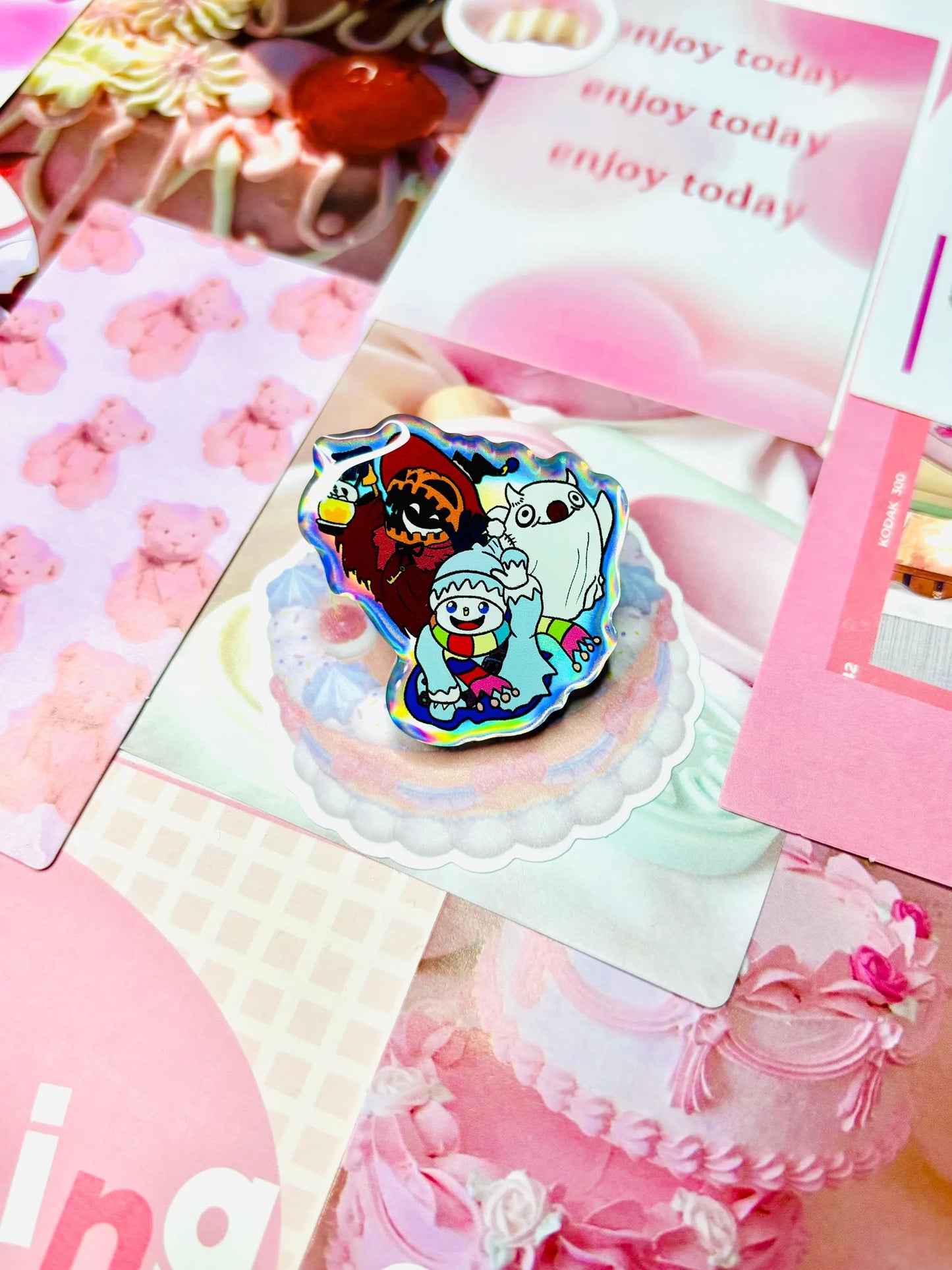 Heart of the Cards Holographic Pins