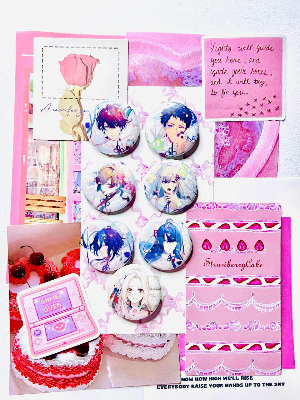 Olympia Soiree Otome 1.25" Buttons