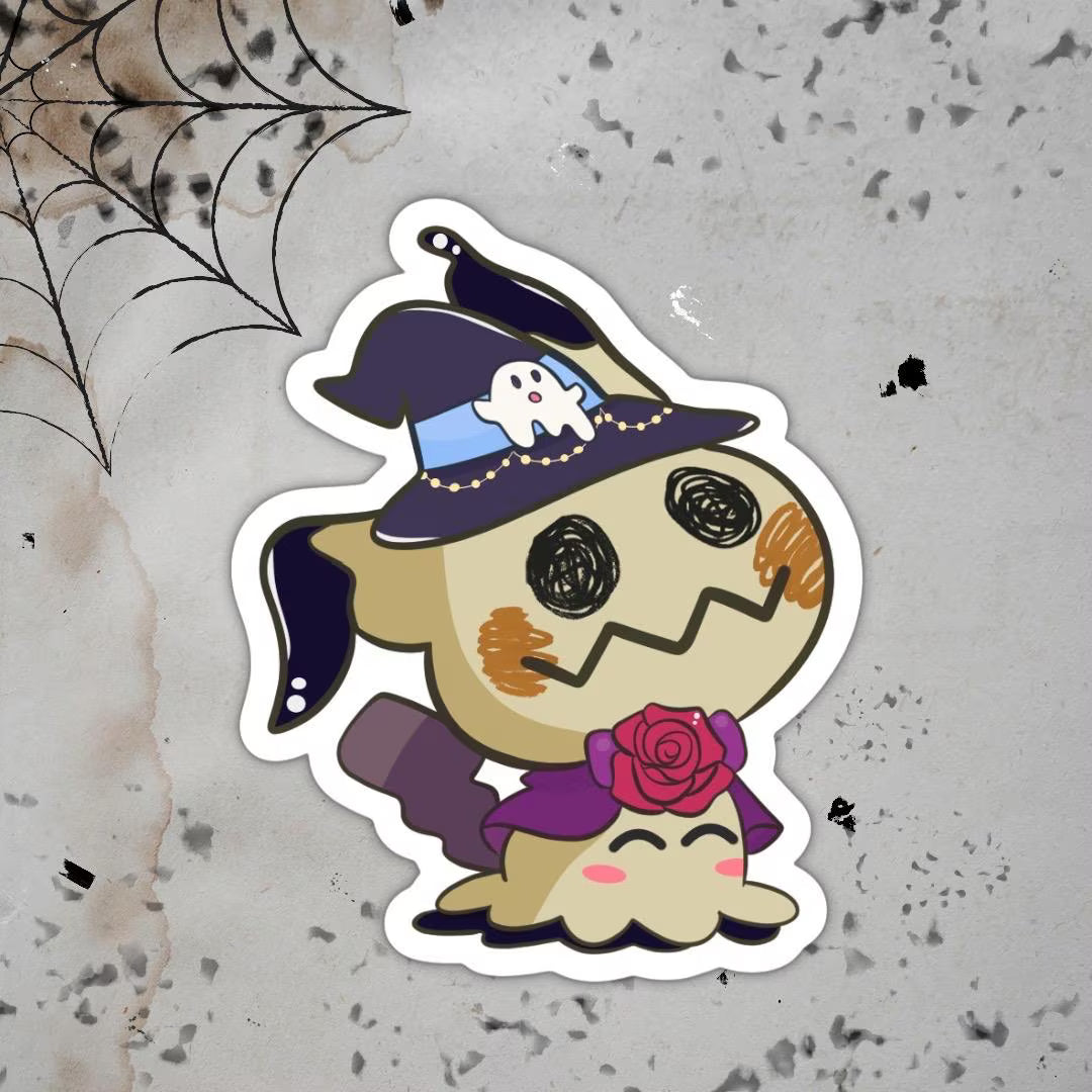 Witchcrafter Inspired Mimikyu Sticker