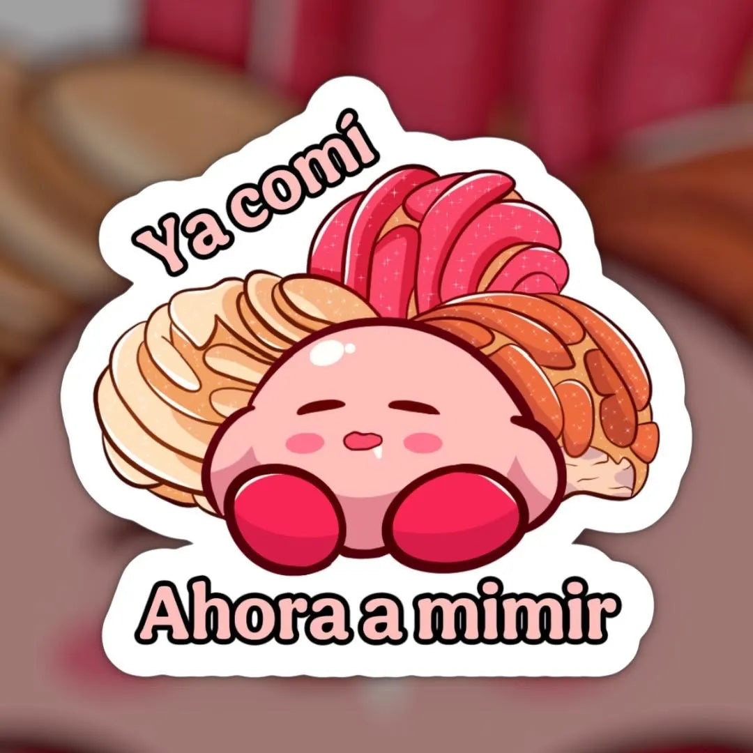 Kirby and Pan Dulce Sticker