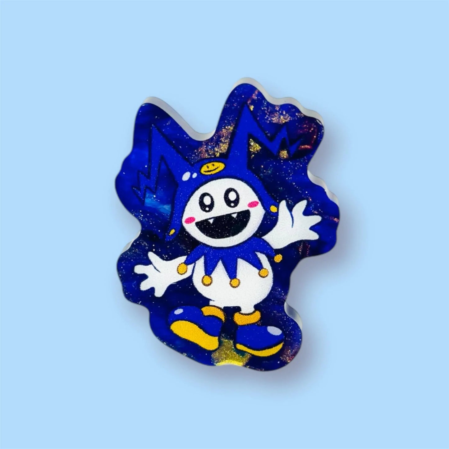 SMT Pins: Jack Frost Pyro Jack Black Frost Mothman Decarabia Chironnupu