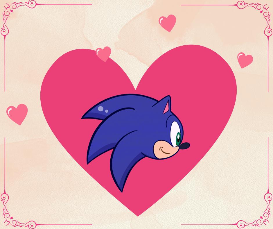 Sonic & Amy Inspired Phone Charms