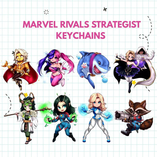Marvel Rivals Inspired Strategist Keychains