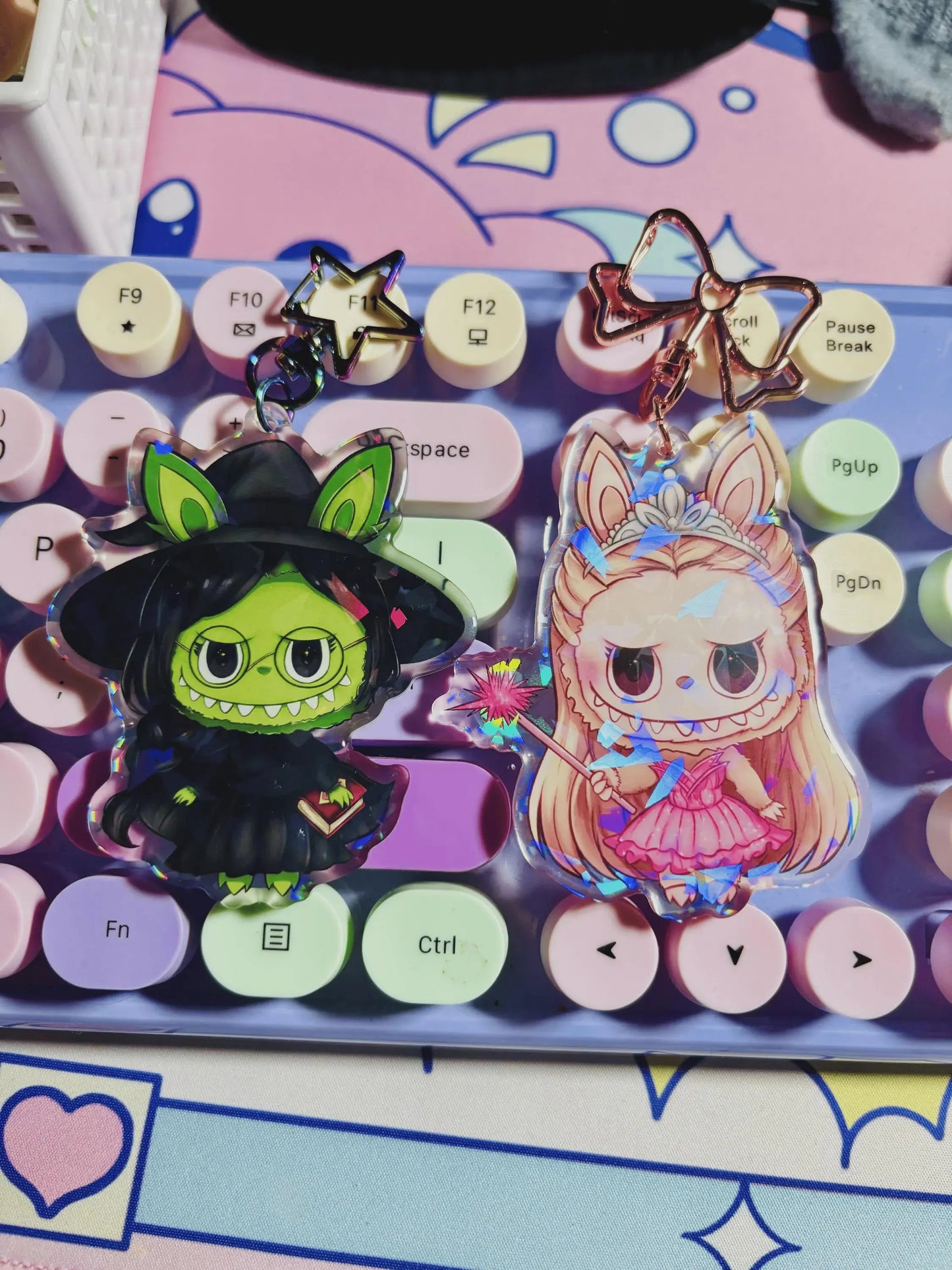 Wicked Monster Keychains 3"