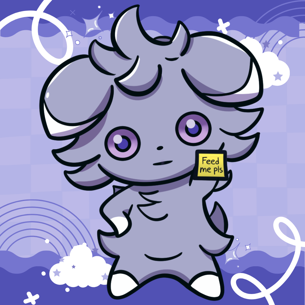 Espurr Inspired Feed Me Sticker